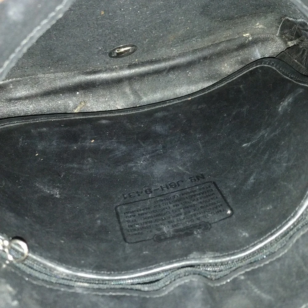 Coach Y2K Vintage Black Leather Men's Bag